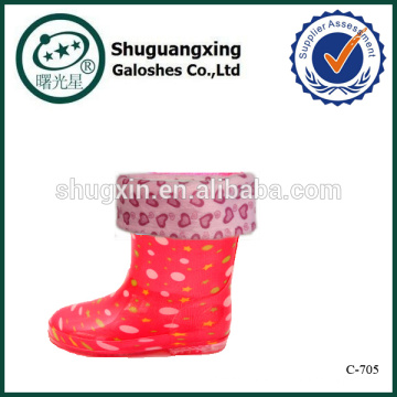 rain coat and boots\childrens cheap rubber rain boots/ C-705